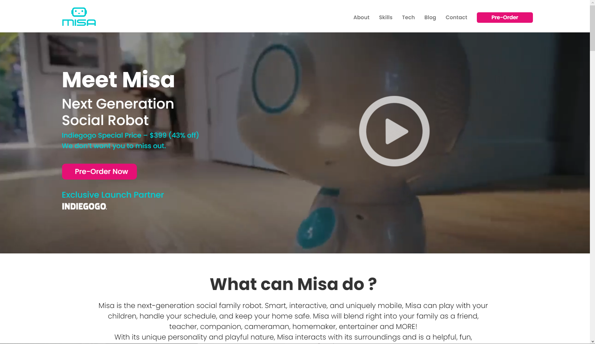 Meet Misa - Next Generation Social Robot ! 